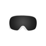 K2 // Ski Goggles // White Frame (Smoke Lens with Black Edge)