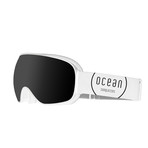 K2 // Ski Goggles // White Frame (Smoke Lens with Black Edge)