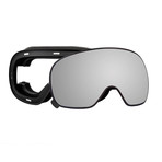 K2 // Ski Goggles // Black Frame & Silver Revo Lens with Black Edge