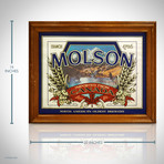 Molson-Canadian Geese Beer Original // Vintage Bar Sign + Display