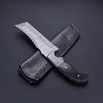 Fixed Blade Damascus Steel Tanto Knife // HB-0030