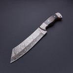 Fixed Blade Damascus Steel Knife // HB-0032