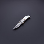 Damascus Steel Folding Knife // HB-0115