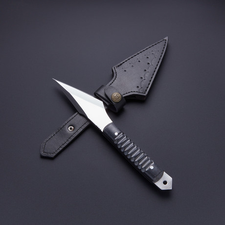 Fixed Blade D2 Tool Steel Kiridashi Knife // RAB-0568