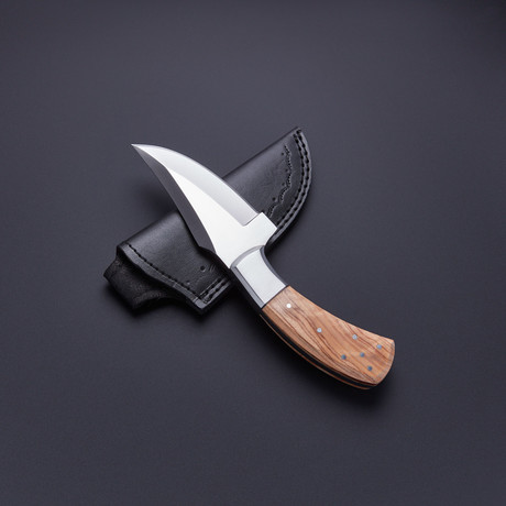 Fixed Blade D2 Tool Steel Skinning Knife // RAB-0610