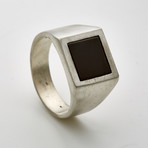 Square Onyx Signet Ring (9.5)