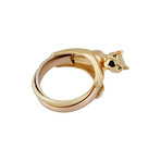 Vintage Cartier 18k Yellow Gold + 18k Rose Gold + 18k White Gold Trinity Panther Ring // Ring Size: 7