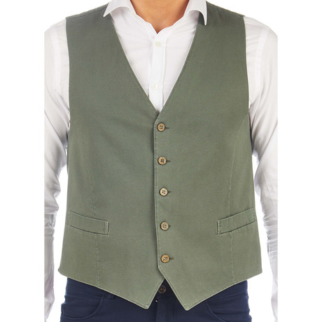 Zane Vest // Green (L)