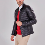 Leather Jacket // Black (L)