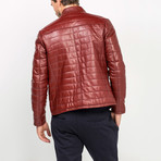 Leather Jacket // Bordeaux (S)