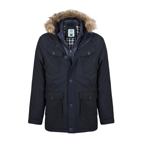 Fundamental Winter Coat // Navy (XS)