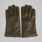 Hands of Apollo Leather Gloves // Olive (XL)
