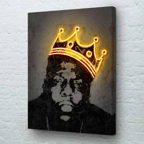 Neon Notorious (18"W x 24"H x 1.5"D // Gallery Wrapped)