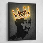 Neon Tupac (18"W x 24"H x 1.5"D // Gallery Wrapped)