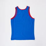 Go Softwear // Classic Tank Top // Royal + Red (M)