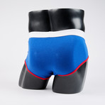 Classic Boy Brief // Royal + Red (L)