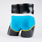 Classic Boy Brief // Turquoise + Yellow (S)