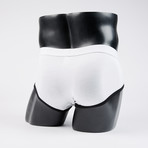 Classic Boy Brief // White + Black (L)