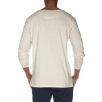Super Soft Two-Button Henley // Oatmeal Heather (S)