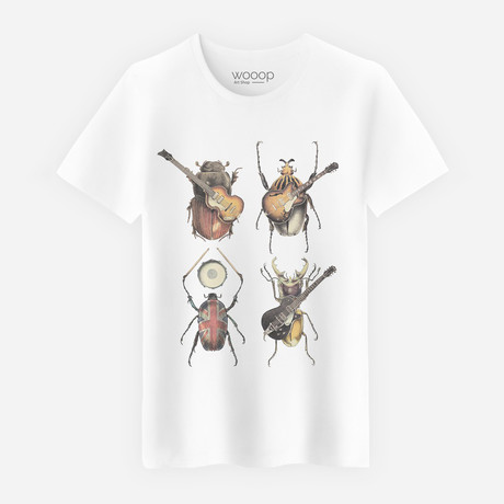 Beetles T-Shirt // White (S)