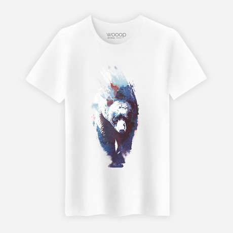 Blue Bear T-Shirt // White (S)