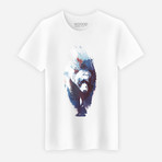 Blue Bear T-Shirt // White (L)