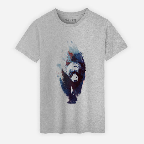 Blue Bear T-Shirt // Grey (S)