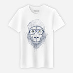 Cool Lion T-Shirt // White (M)
