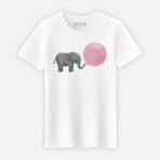 Jumbo Bubble Gum T-Shirt // White (L)