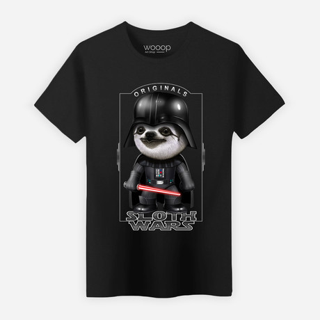 Sloth Wars T-Shirt // Black (S)