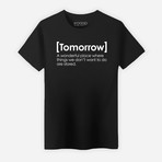 Tomorrow T-Shirt // Black (L)
