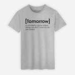 Tomorrow Definition T-Shirt // Grey (XL)