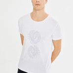 Swirl T-Shirt // White (2XL)