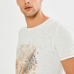 Leaf T-Shirt // White (L)