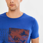 Wavelength T-Shirt // Blue (L)