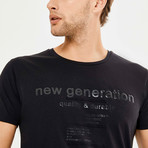 New Generation T-Shirt // Black (L)