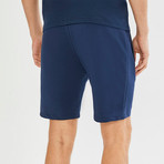 Casual Sweat Shorts // Navy Blue (M)