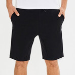 Logo Sweat Shorts // Black (XL)