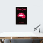 Mean Girls // Minimalist Poster // Lips (18"W x 26"H x 0.75"D)