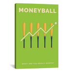 Moneyball Minimalist Poster // Popate (18"W x 26"H x 0.75"D)