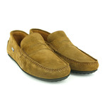 Alvin Slim Suede Loafer // Camel (Euro: 42)