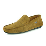 Alvin Slim Suede Loafer // Camel (Euro: 40)