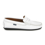 Ambrose Leather Penny Moccasin // White (Euro: 42)