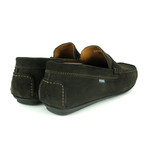 Amado Slim Suede Loafer // Brown (Euro: 44)