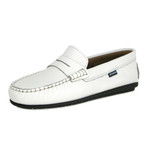 Ambrose Leather Penny Moccasin // White (Euro: 41)