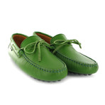 Anderson Leather Driver Moccasin // Green (Euro: 43)