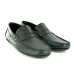 Travis Slim Leather Loafer // Black (Euro: 44)