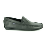 Travis Slim Leather Loafer // Black (Euro: 44)