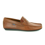 Trent Slim Leather Loafer // Brandy (Euro: 43)