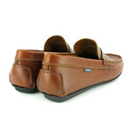 Trent Slim Leather Loafer // Brandy (Euro: 42)